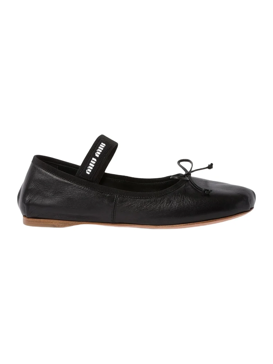 Miu Miu Women's Leather Ballerinas