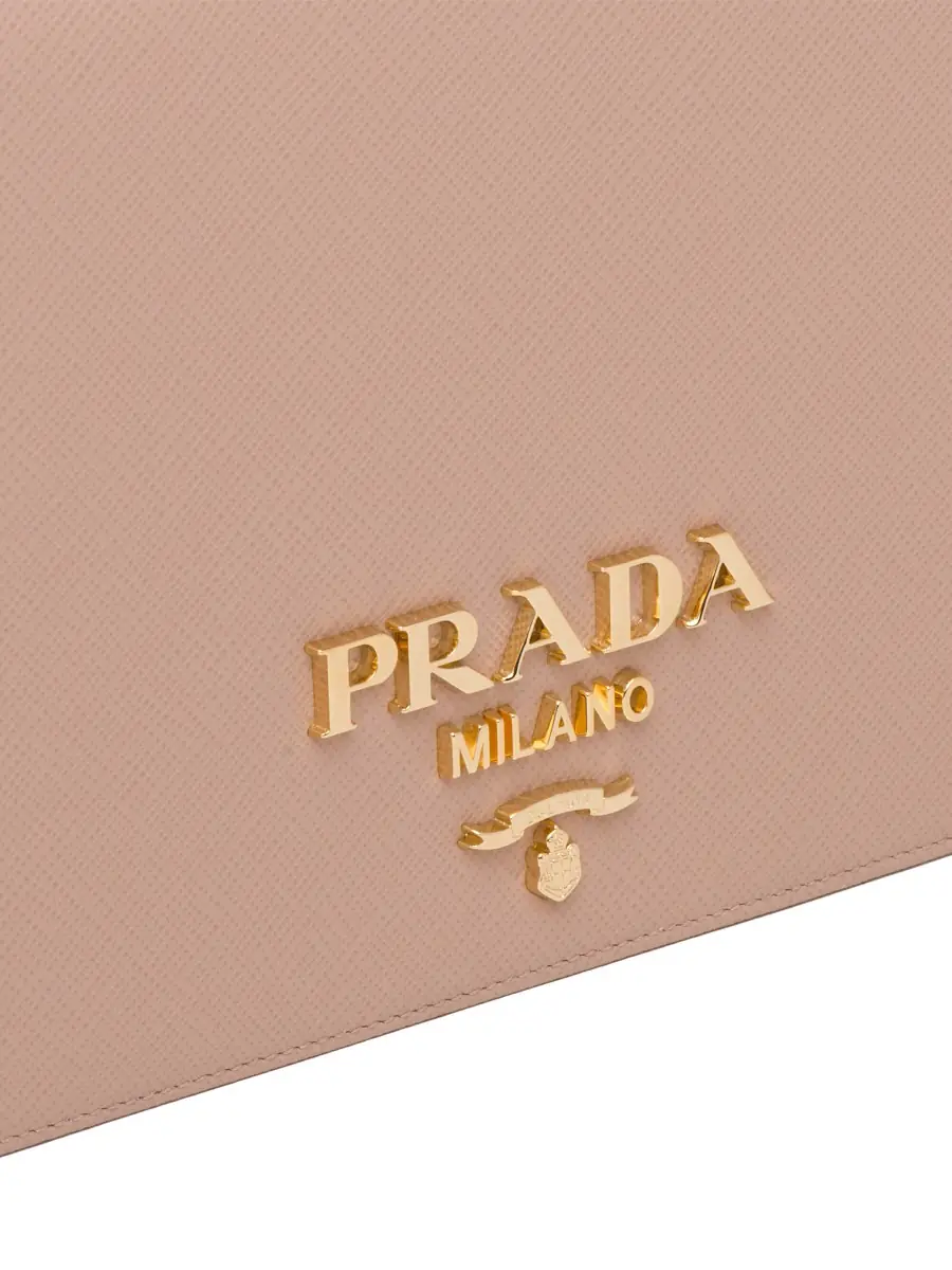 Prada Women's Saffiano Leather Mini Bag - Light Pink | Image 1 Prada Women's Saffiano Leather Mini Bag - Light Pink | Image 1