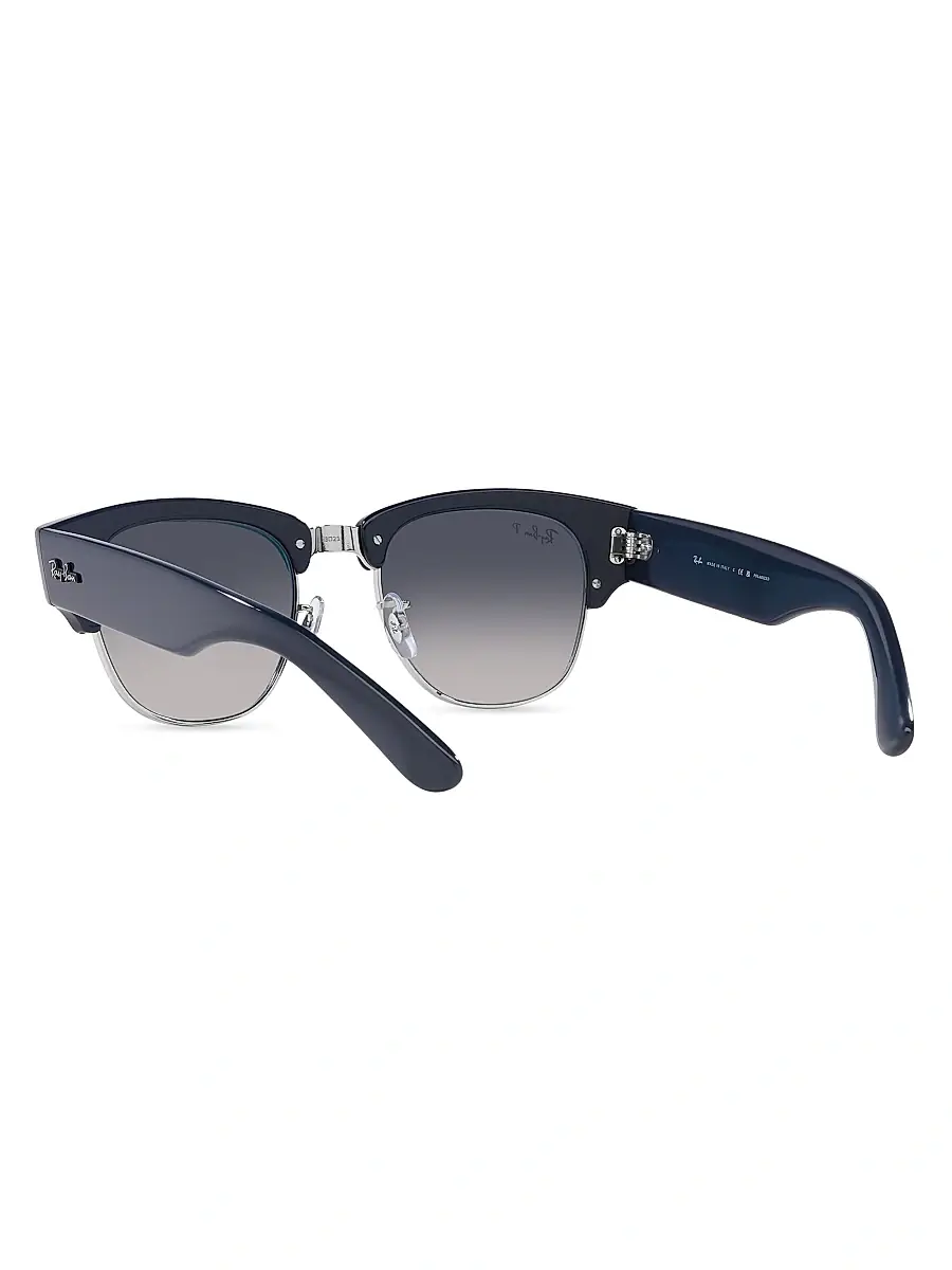 Ray-Ban Men's RB0316S Mega Clubmaster 53MM Sunglasses - Blue Gradient | Thumbnail 4 Ray-Ban Men's RB0316S Mega Clubmaster 53MM Sunglasses - Blue Gradient | Thumbnail 4
