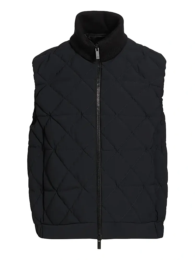 Giorgio Armani Men's Quilted Nylon Puffer Vest