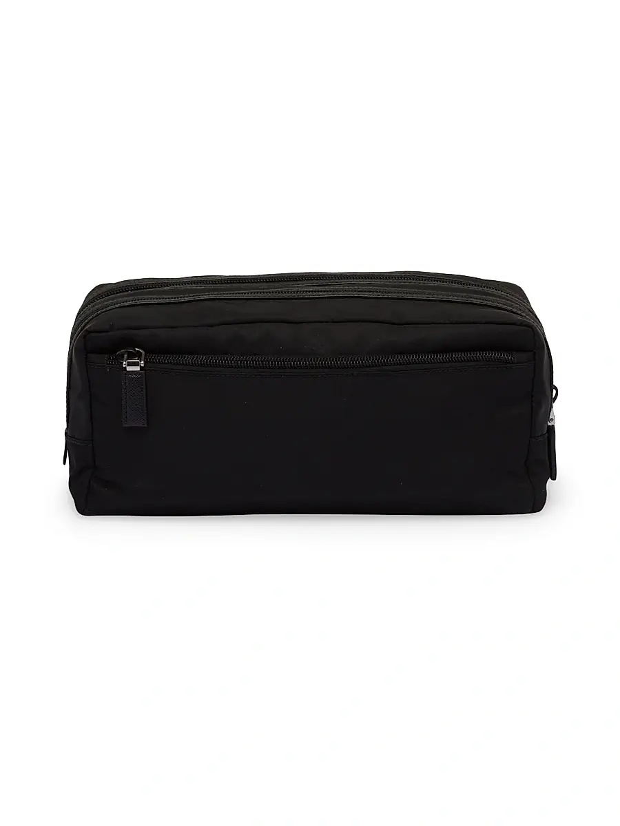 Prada Re-Nylon and Saffiano Leather Travel Pouch | Thumbnail 3