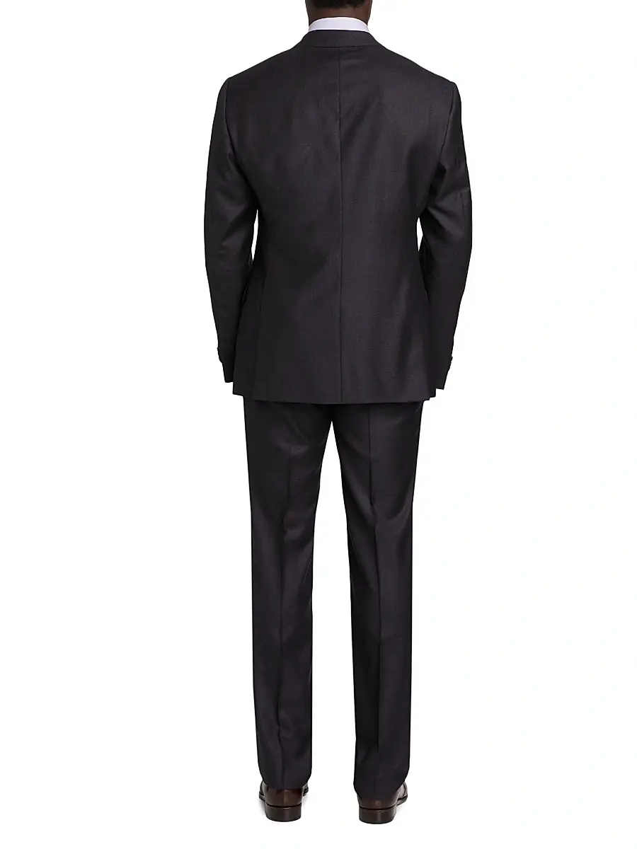 Giorgio Armani Men's Single-Breasted Wool-Blend Suit | Thumbnail 5 Giorgio Armani Men's Single-Breasted Wool-Blend Suit | Thumbnail 5