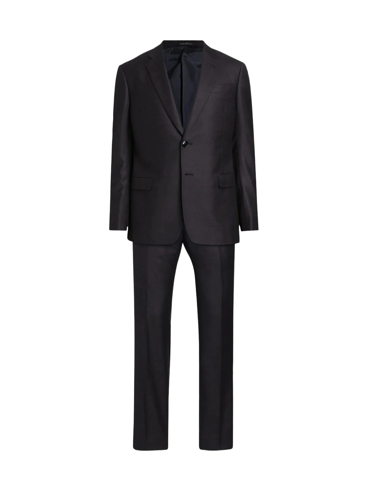 Men's Single-Breasted Wool-Blend Suit Men's Single-Breasted Wool-Blend Suit