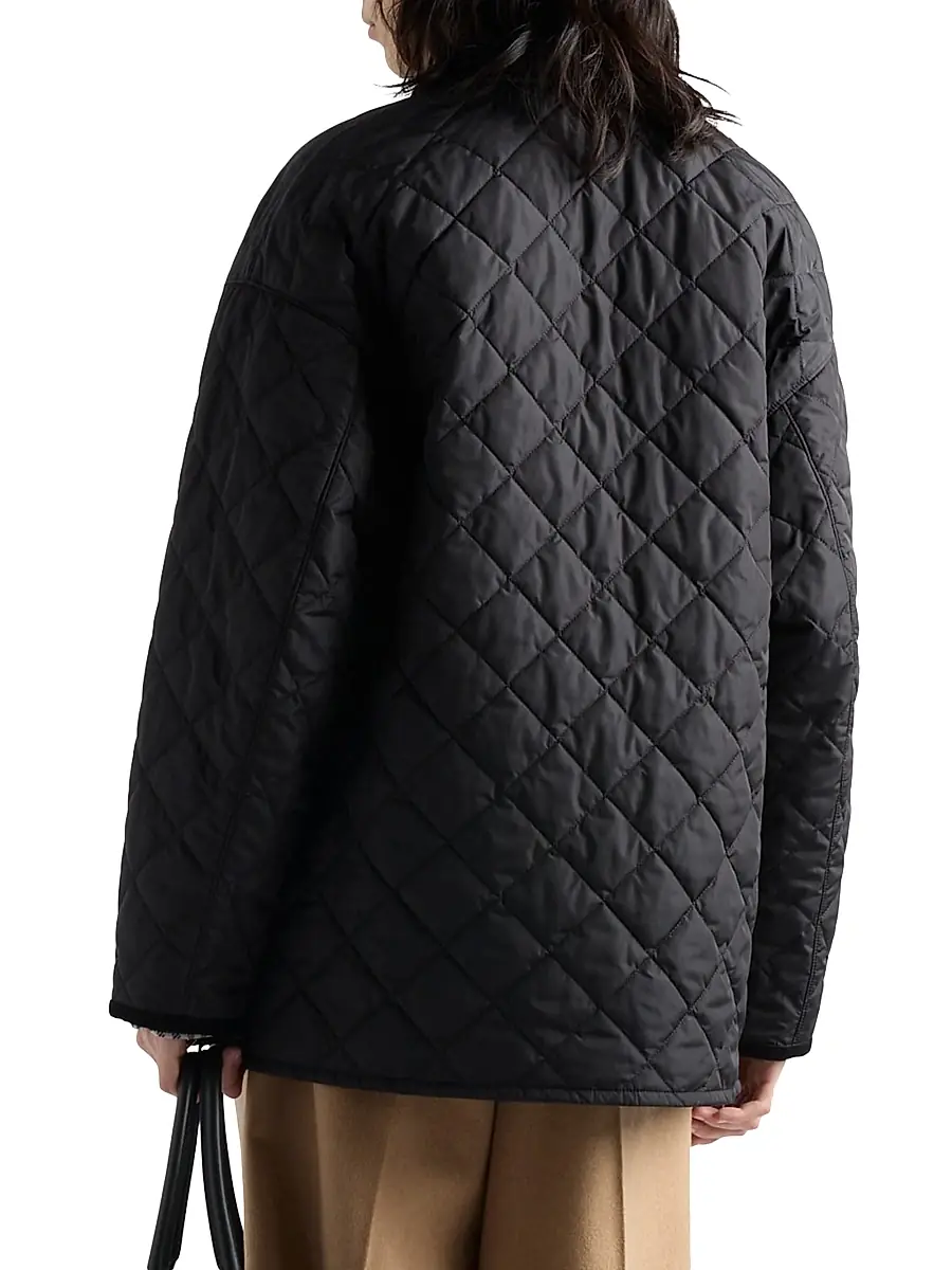 Prada Women's Light Re-Nylon Jacket - Black | Thumbnail 3 Prada Women's Light Re-Nylon Jacket - Black | Thumbnail 3
