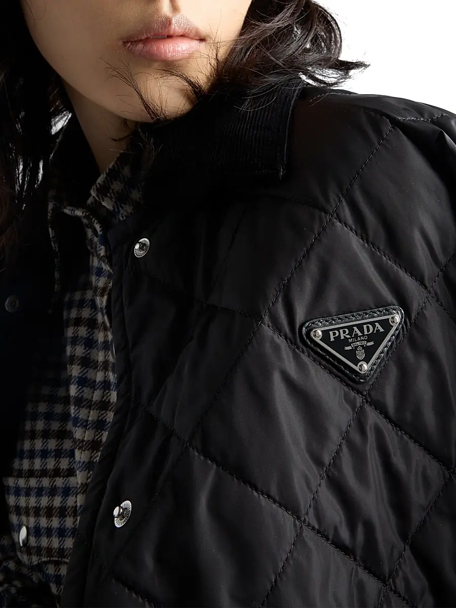 Prada Women's Light Re-Nylon Jacket - Black | Thumbnail 6 Prada Women's Light Re-Nylon Jacket - Black | Thumbnail 6