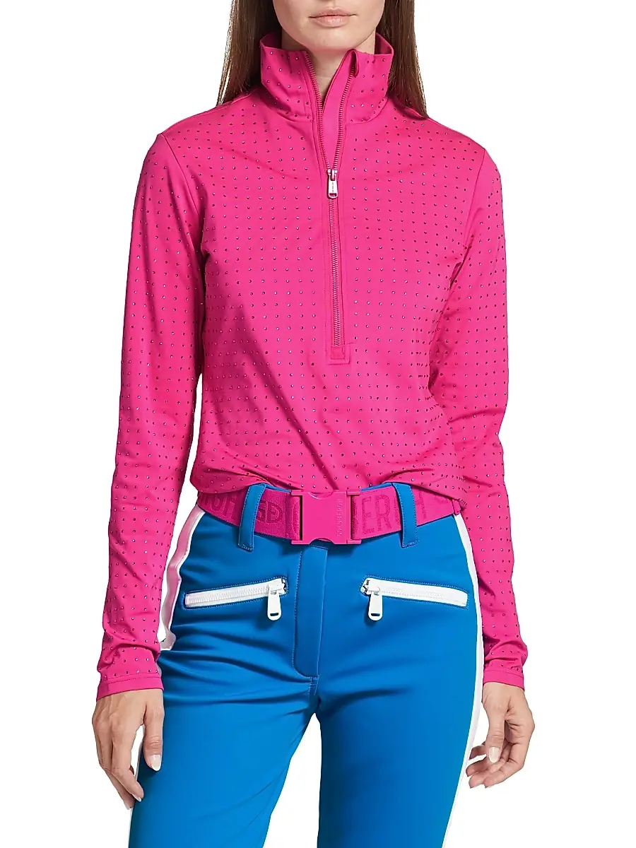 Goldbergh Women's Spark Stretch Interlock Ski Pullover Top | Thumbnail 3 Goldbergh Women's Spark Stretch Interlock Ski Pullover Top | Thumbnail 3