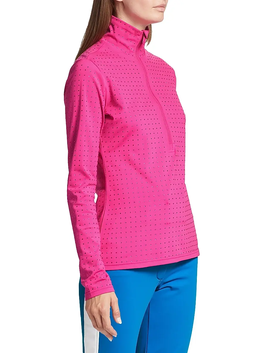 Goldbergh Women's Spark Stretch Interlock Ski Pullover Top | Thumbnail 4 Goldbergh Women's Spark Stretch Interlock Ski Pullover Top | Thumbnail 4