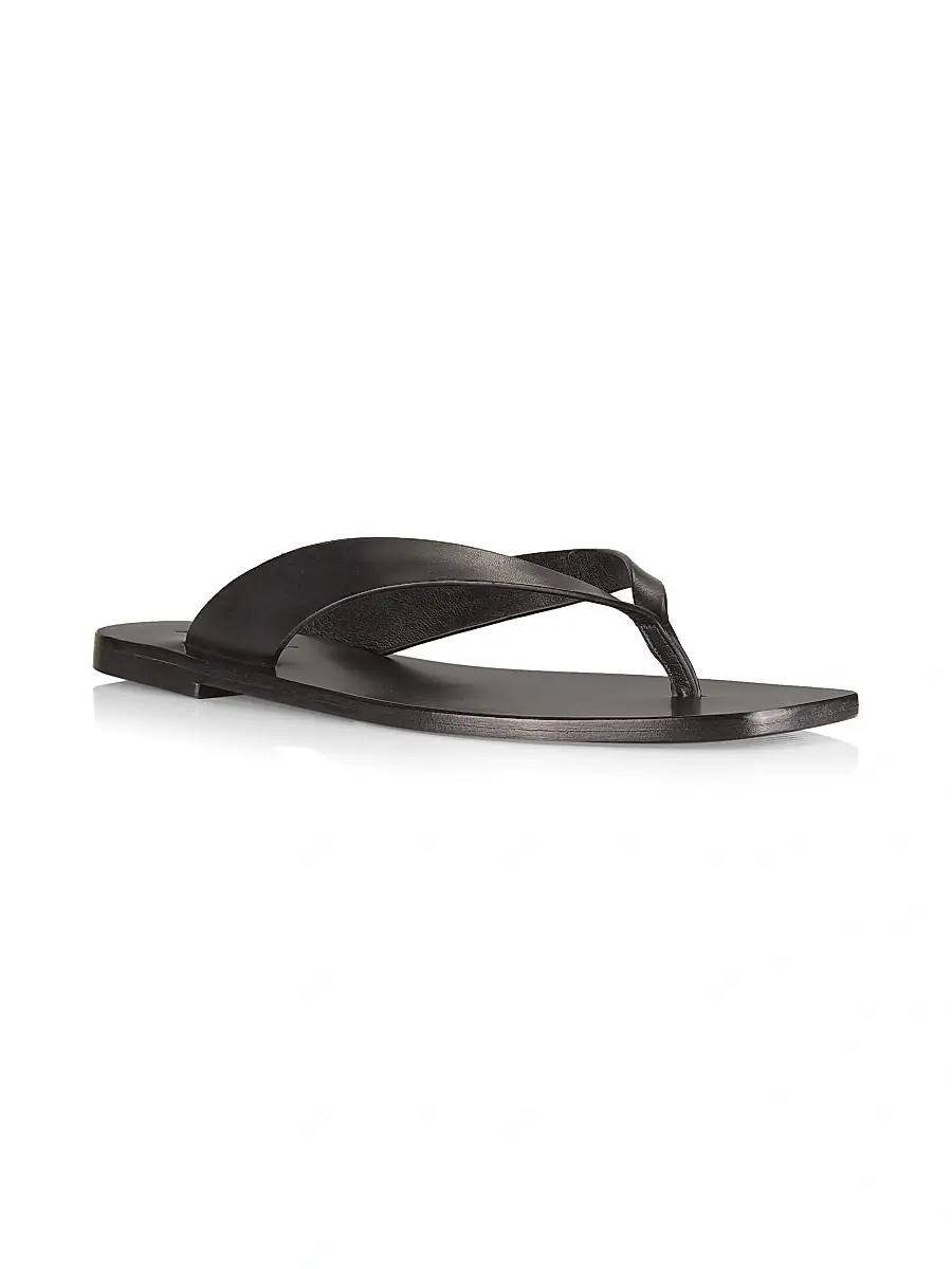 A Emery A. Emery Women's Kinto Leather Flip-Flops | Thumbnail 2