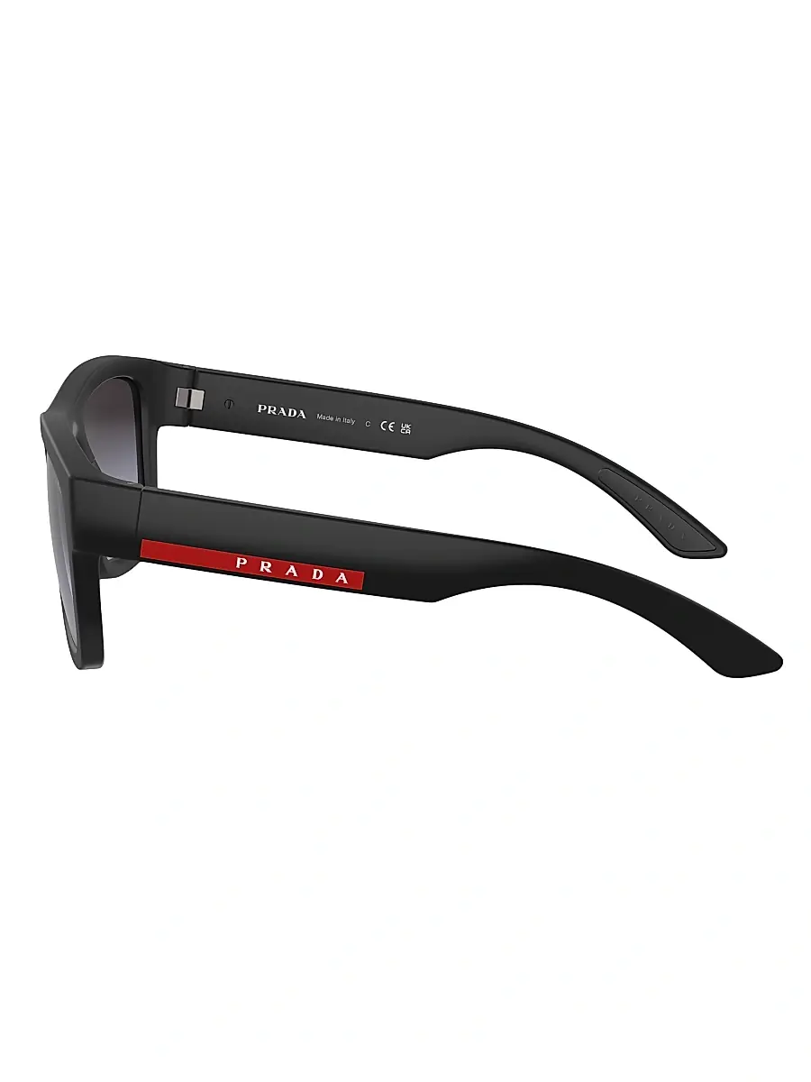 Prada Linea Rossa Men's 56MM Pillow Sunglasses | Thumbnail 4