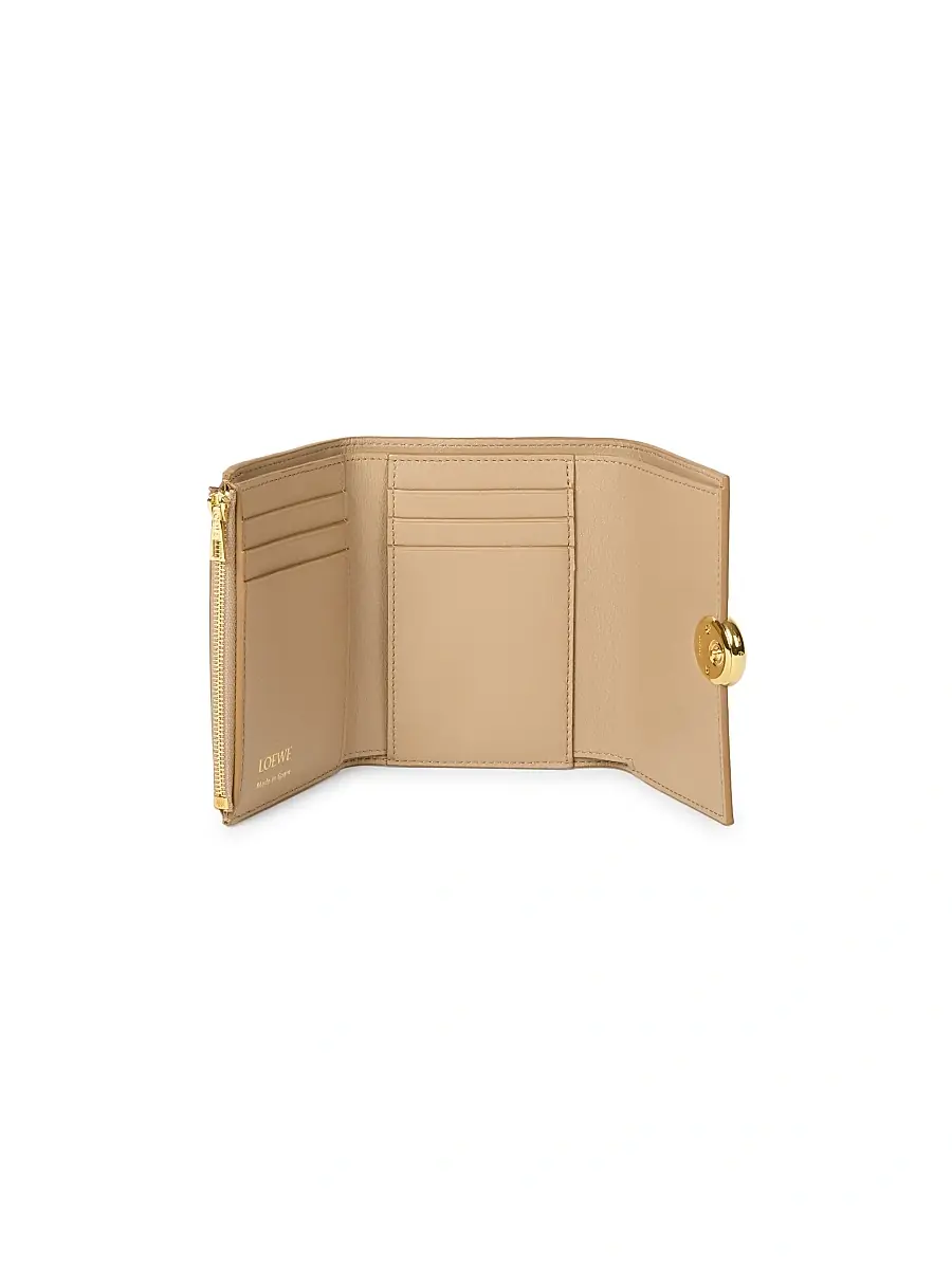 LOEWE Women's Pebbled Leather Wallet - Sand | Thumbnail 2 LOEWE Women's Pebbled Leather Wallet - Sand | Thumbnail 2