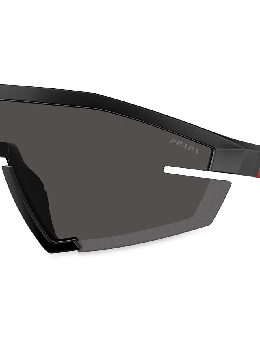 Prada Linea Rossa Men's Prada 0Ps 03Zs 144MM Sunglasses - Matte Black Smoke | Thumbnail 2 Prada Linea Rossa Men's Prada 0Ps 03Zs 144MM Sunglasses - Matte Black Smoke | Thumbnail 2