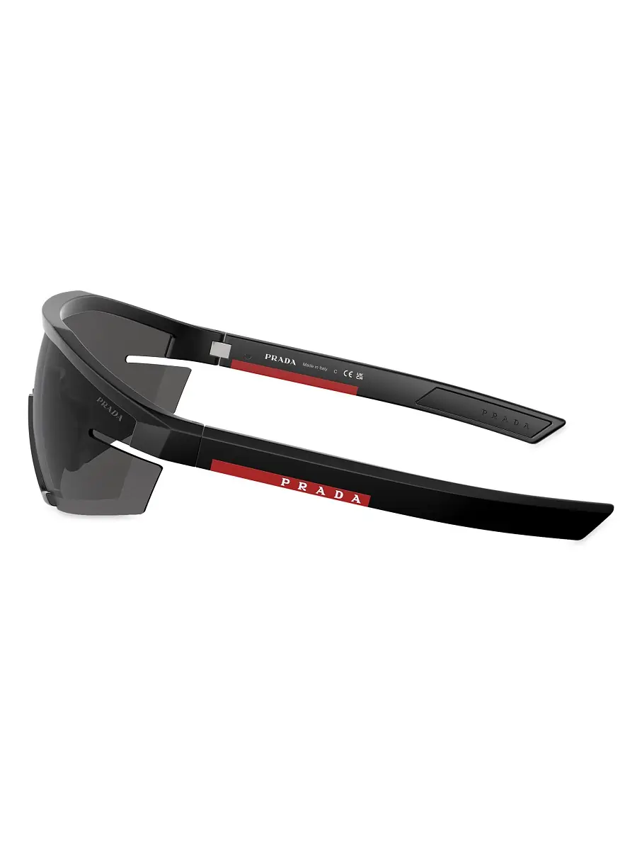 Prada Linea Rossa Men's Prada 0Ps 03Zs 144MM Sunglasses - Matte Black Smoke | Thumbnail 3 Prada Linea Rossa Men's Prada 0Ps 03Zs 144MM Sunglasses - Matte Black Smoke | Thumbnail 3