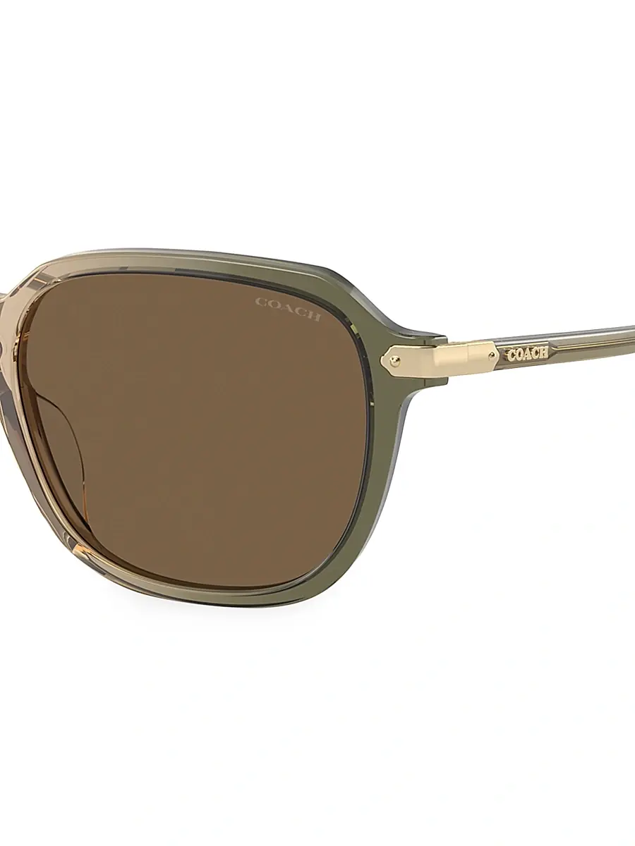 Coach Men's HC8383U 55MM Semi-Metal Sunglasses | Thumbnail 3 Coach Men's HC8383U 55MM Semi-Metal Sunglasses | Thumbnail 3