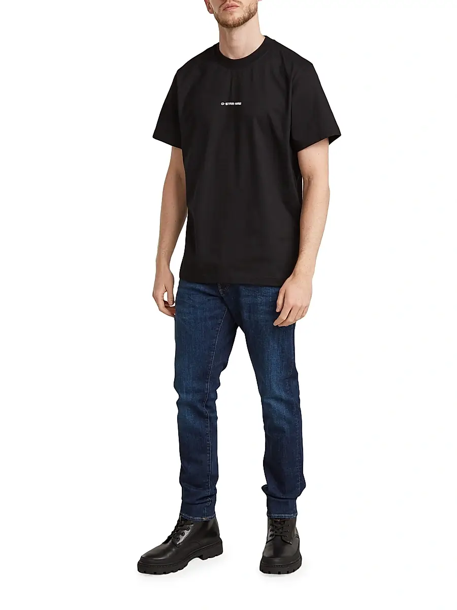 G-Star Men's Logo Cotton Short-Sleeve T-Shirt | Thumbnail 2 G-Star Men's Logo Cotton Short-Sleeve T-Shirt | Thumbnail 2