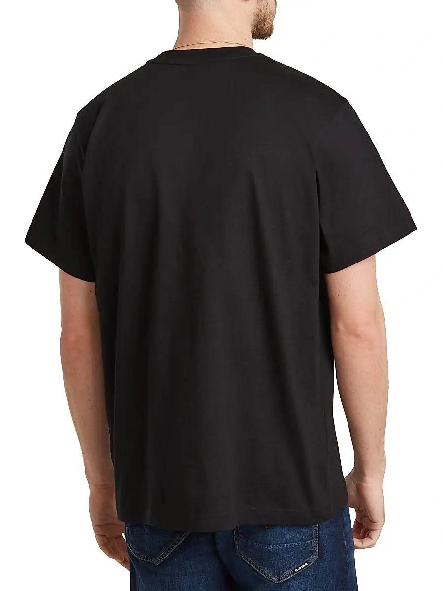 G-Star Men's Logo Cotton Short-Sleeve T-Shirt | Thumbnail 4 G-Star Men's Logo Cotton Short-Sleeve T-Shirt | Thumbnail 4