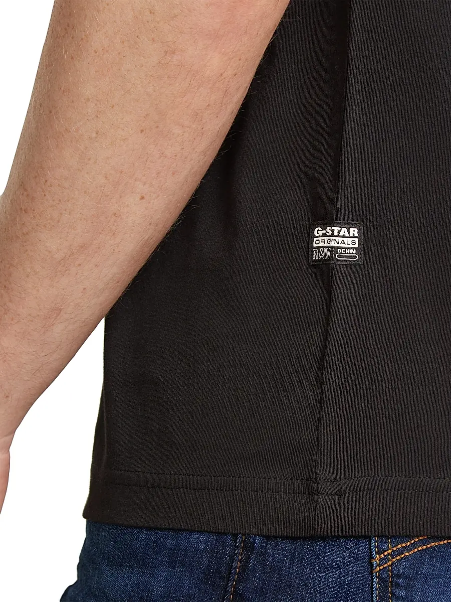 G-Star Men's Logo Cotton Short-Sleeve T-Shirt | Thumbnail 6 G-Star Men's Logo Cotton Short-Sleeve T-Shirt | Thumbnail 6