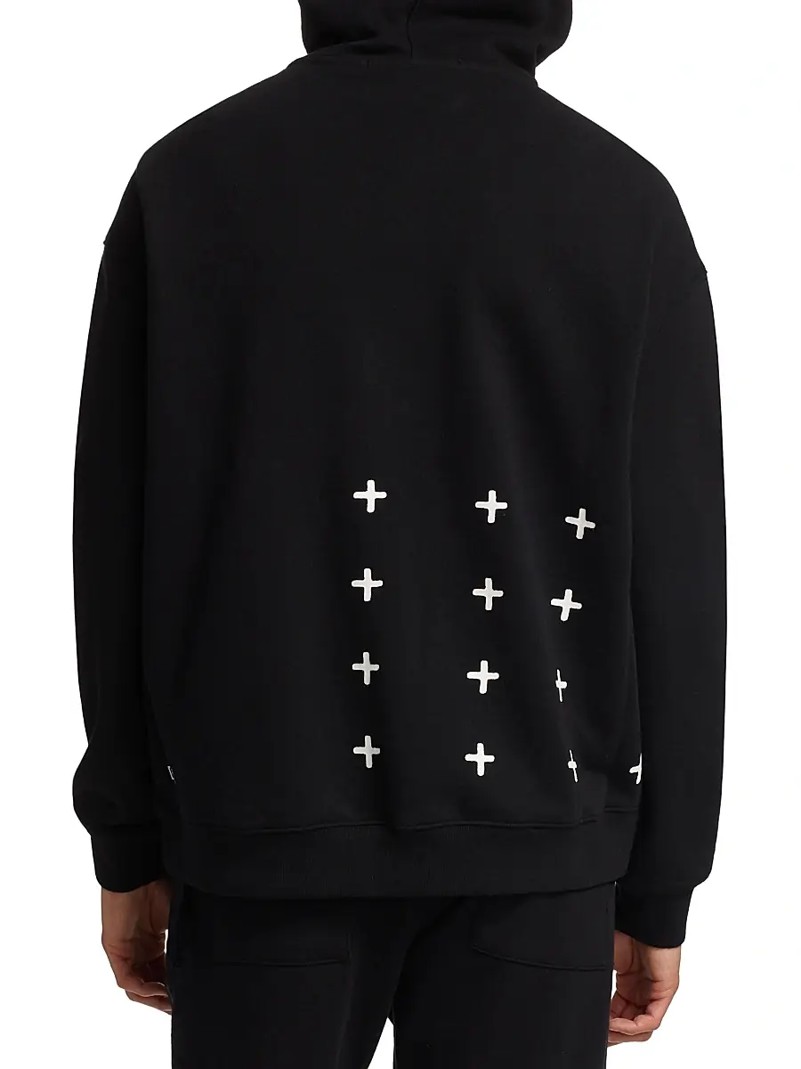 Ksubi Men's 4 x 4 Kross Biggie Oversized Cotton Hoodie | Thumbnail 5