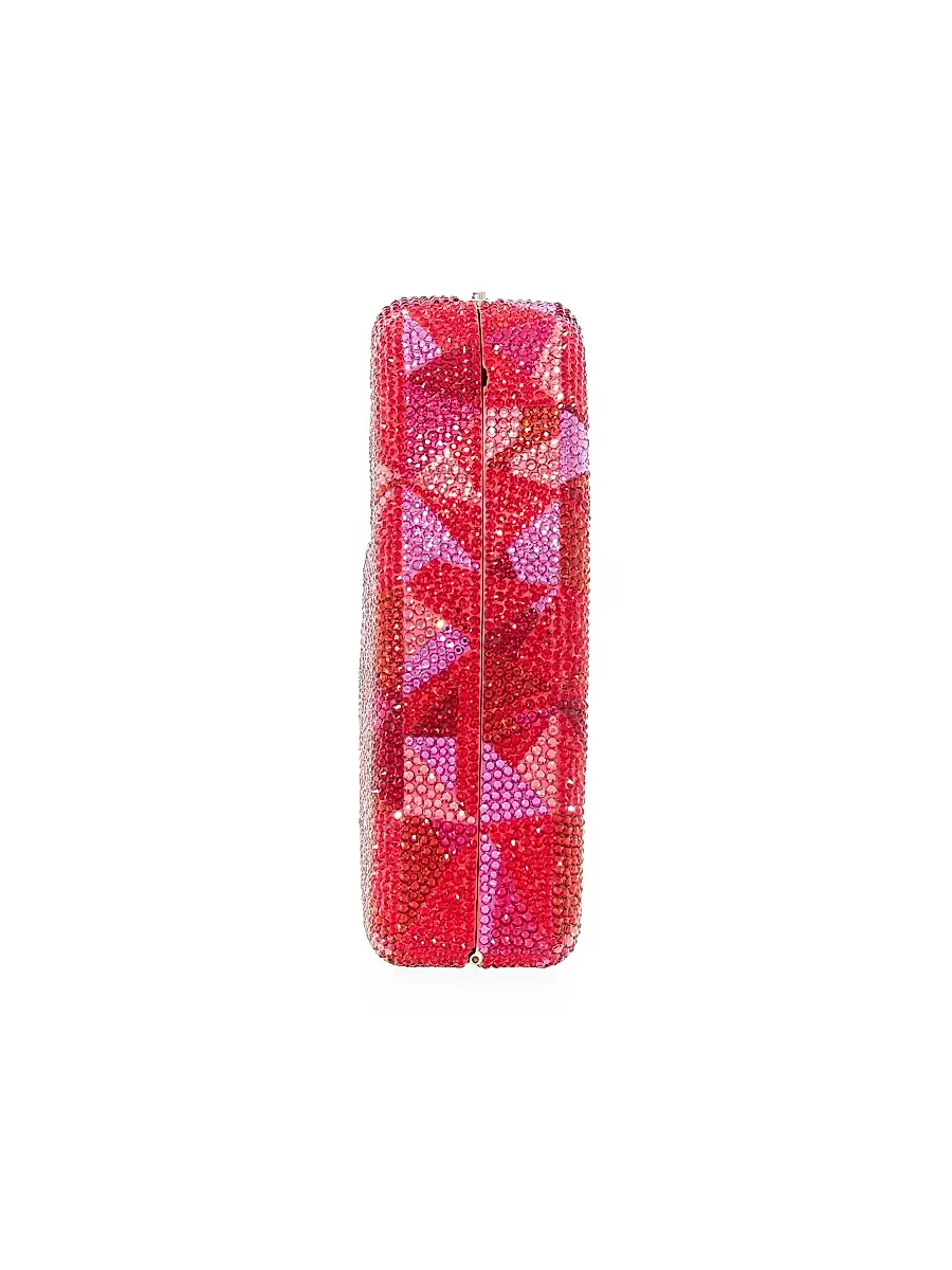 Judith Leiber Couture Women's Ruby Crystal-Embellished Heart-Shaped Clutch - Silver Multi | Thumbnail 4 Judith Leiber Couture Women's Ruby Crystal-Embellished Heart-Shaped Clutch - Silver Multi | Thumbnail 4
