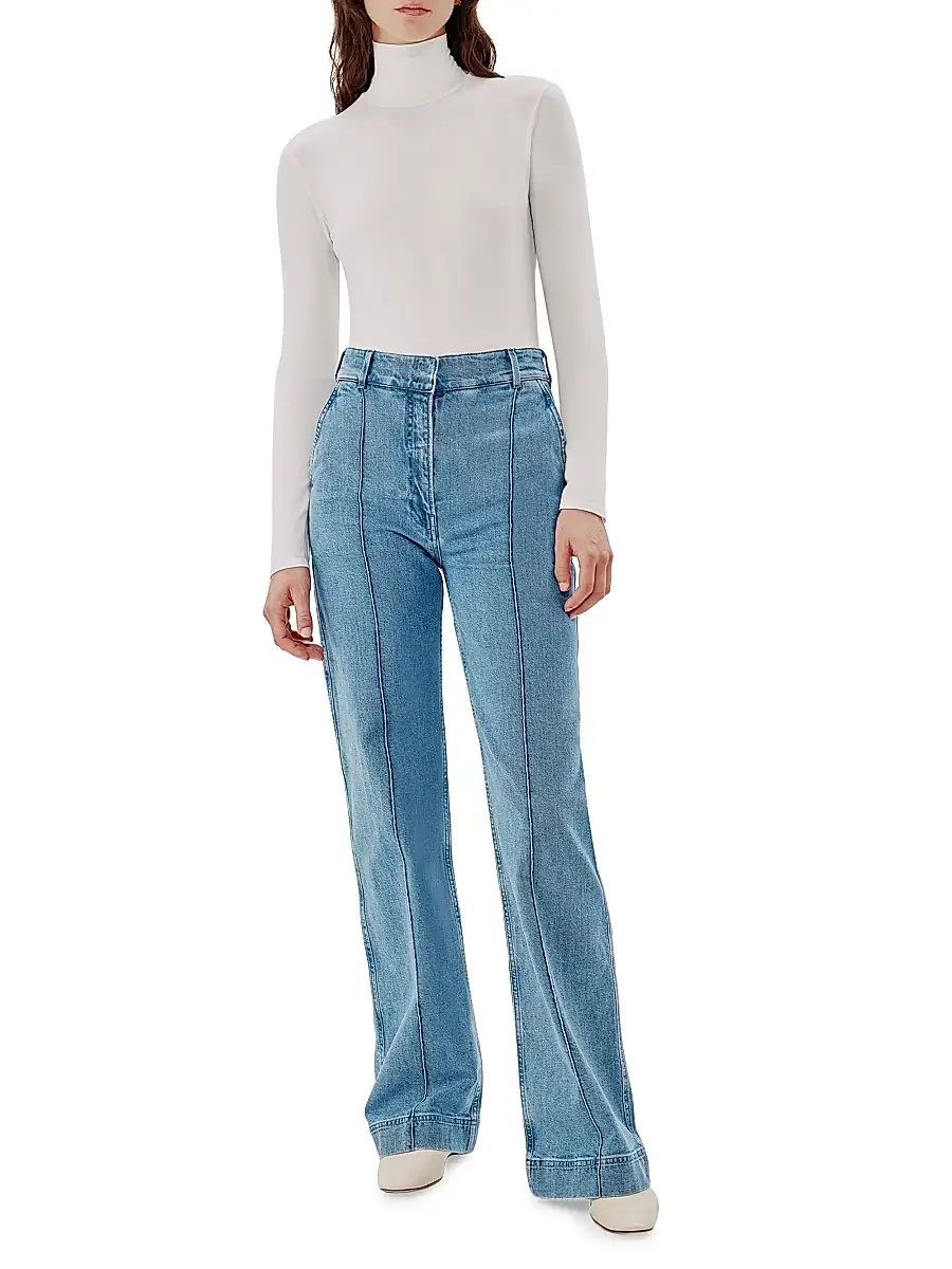 Another Tomorrow Women's Turtleneck Bodysuit | Thumbnail 7 Another Tomorrow Women's Turtleneck Bodysuit | Thumbnail 7