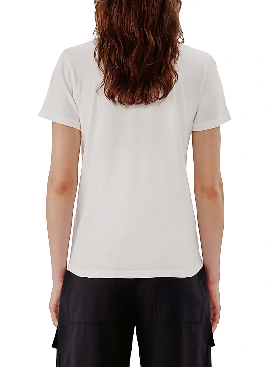 Another Tomorrow Women's V-Neck Tee | Thumbnail 4 Another Tomorrow Women's V-Neck Tee | Thumbnail 4