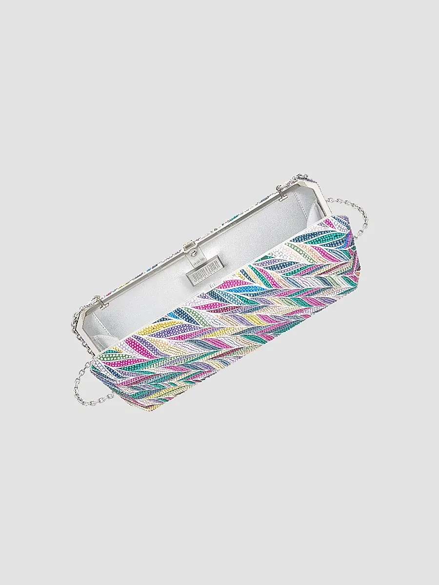 Judith Leiber Couture Women's Slim Rectangle Crystal Clutch | Thumbnail 2