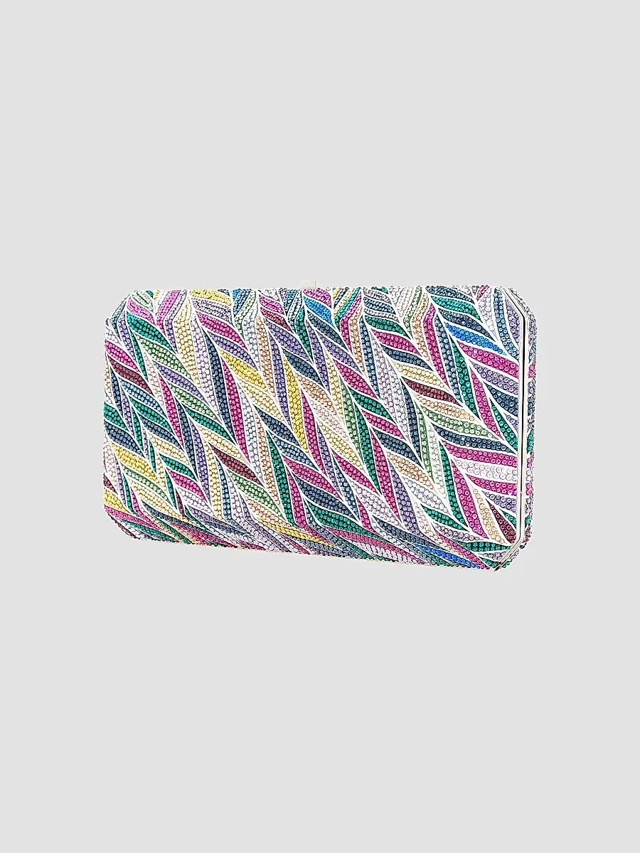 Judith Leiber Couture Women's Slim Rectangle Crystal Clutch | Thumbnail 5