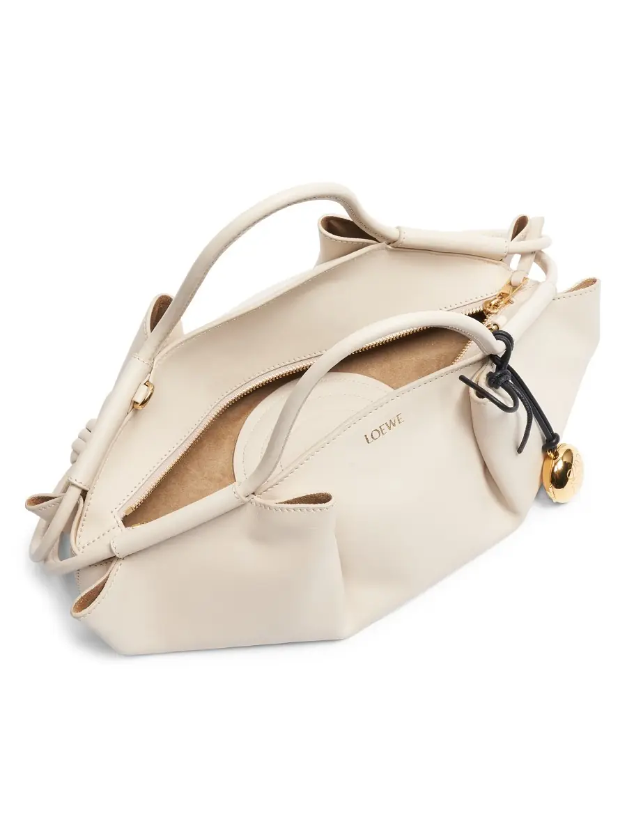 LOEWE Women's Paseo Leather Shoulder Bag - Dark Khaki Green | Thumbnail 2 LOEWE Women's Paseo Leather Shoulder Bag - Dark Khaki Green | Thumbnail 2