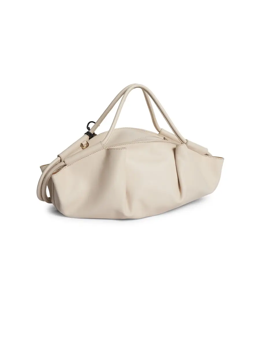 LOEWE Women's Paseo Leather Shoulder Bag - Dark Khaki Green | Thumbnail 3 LOEWE Women's Paseo Leather Shoulder Bag - Dark Khaki Green | Thumbnail 3