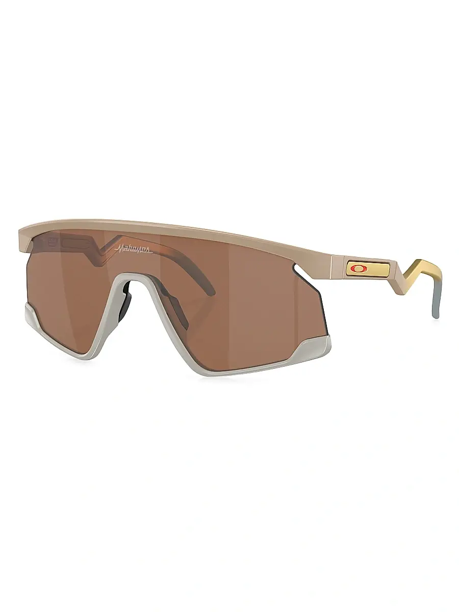 Oakley Men's 39MM Shield Sunglasses - Light Beige Brown | Image 1 Oakley Men's 39MM Shield Sunglasses - Light Beige Brown | Image 1