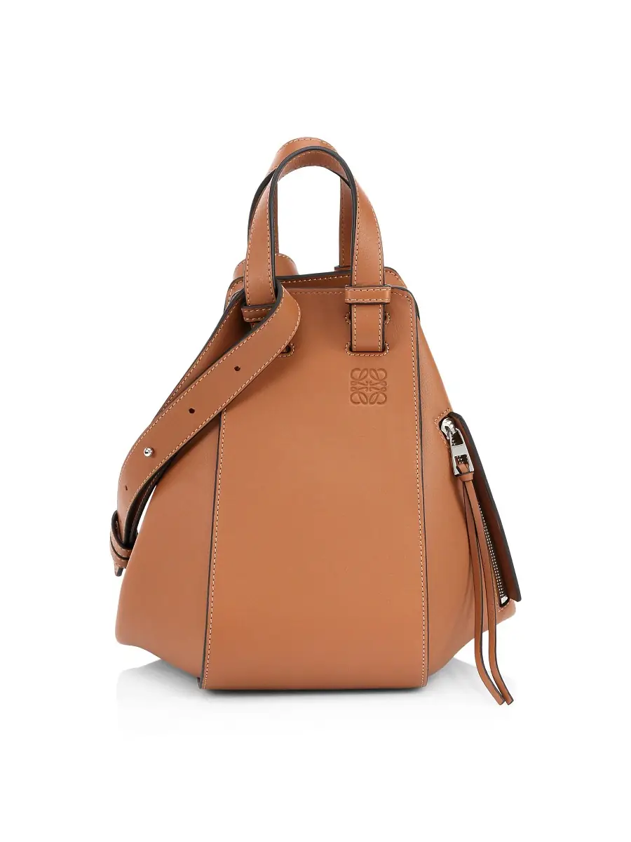 LOEWE Women's Hammock Leather Top Handle Bag - Tan | Image 1 LOEWE Women's Hammock Leather Top Handle Bag - Tan | Image 1