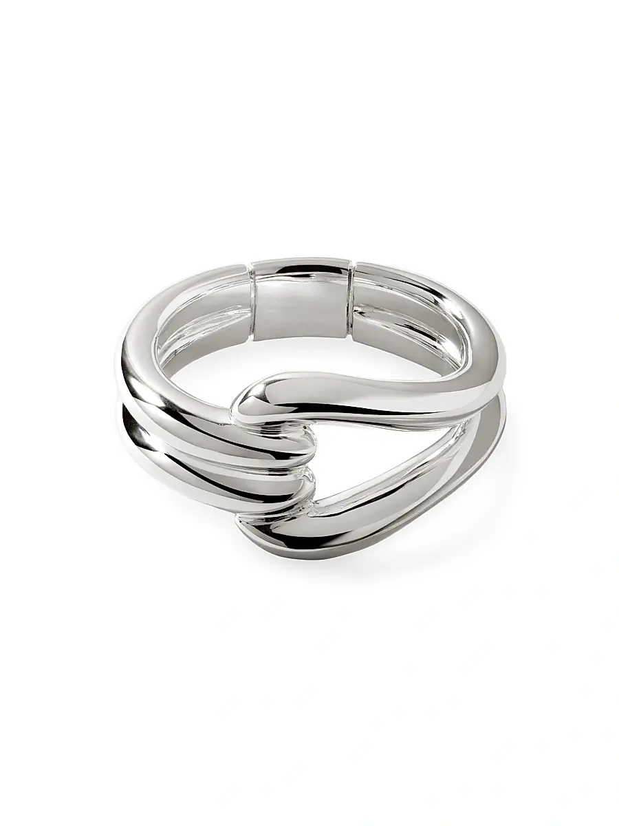 John Hardy Women's Surf Sterling Silver Ring - Silver | Image 1 John Hardy Women's Surf Sterling Silver Ring - Silver | Image 1