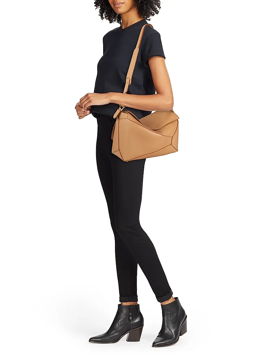 Loewe Women's Puzzle Edge Grained Leather Bag | Thumbnail 2 Loewe Women's Puzzle Edge Grained Leather Bag | Thumbnail 2
