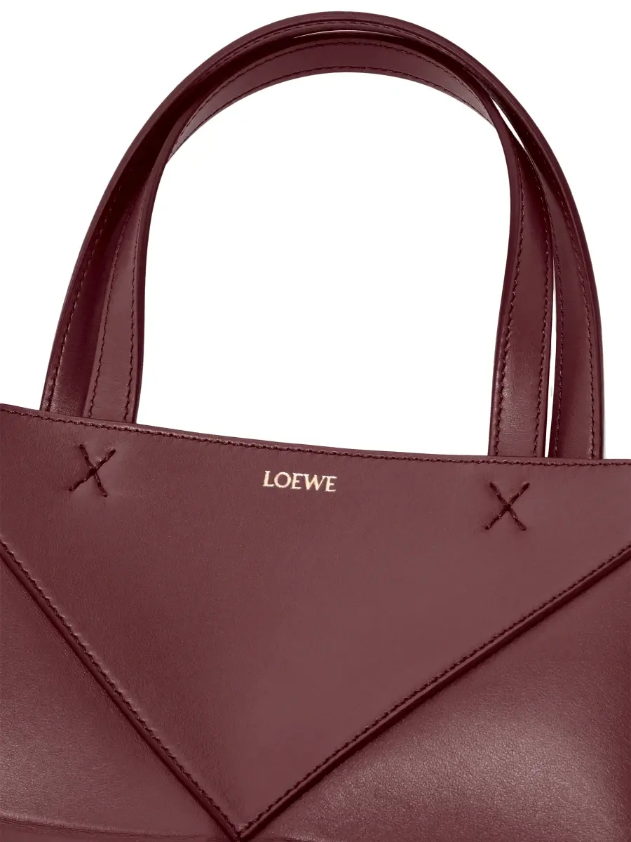 Loewe Women's Mini Puzzle Fold Leather Tote Bag | Thumbnail 9