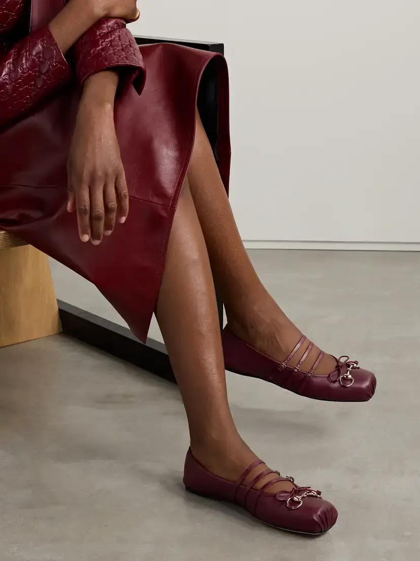 Gucci Horsebit-embellished Leather Ballet Flats | Thumbnail 2 Gucci Horsebit-embellished Leather Ballet Flats | Thumbnail 2