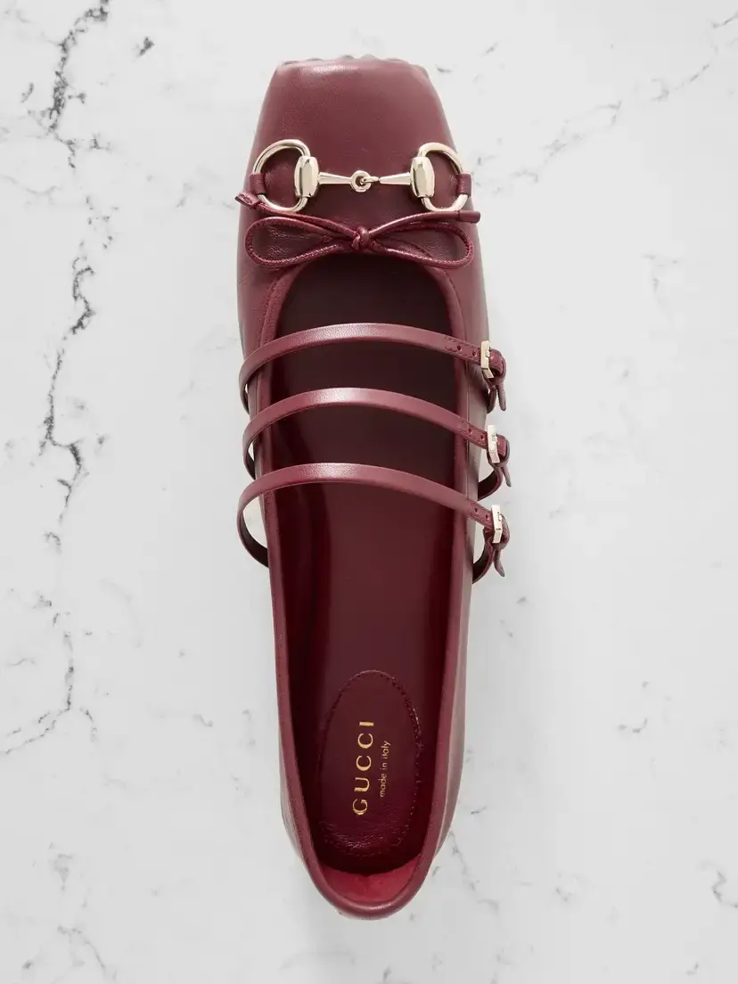 Gucci Horsebit-embellished Leather Ballet Flats | Thumbnail 5 Gucci Horsebit-embellished Leather Ballet Flats | Thumbnail 5