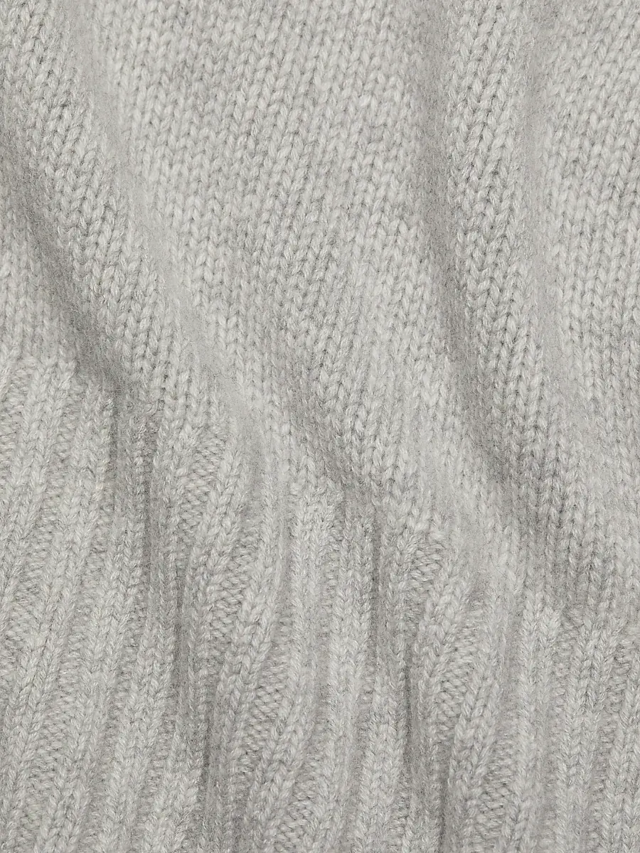 Michael Kors Collection Women's Cashmere Tunic Sweater - Pearl Melange | Thumbnail 7 Michael Kors Collection Women's Cashmere Tunic Sweater - Pearl Melange | Thumbnail 7