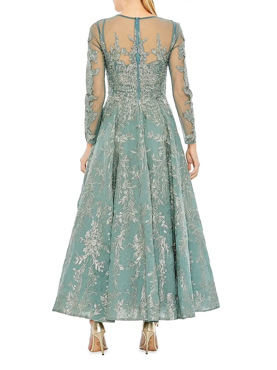 Mac Duggal Women's Floral Embellished Cocktail Dress | Thumbnail 2
