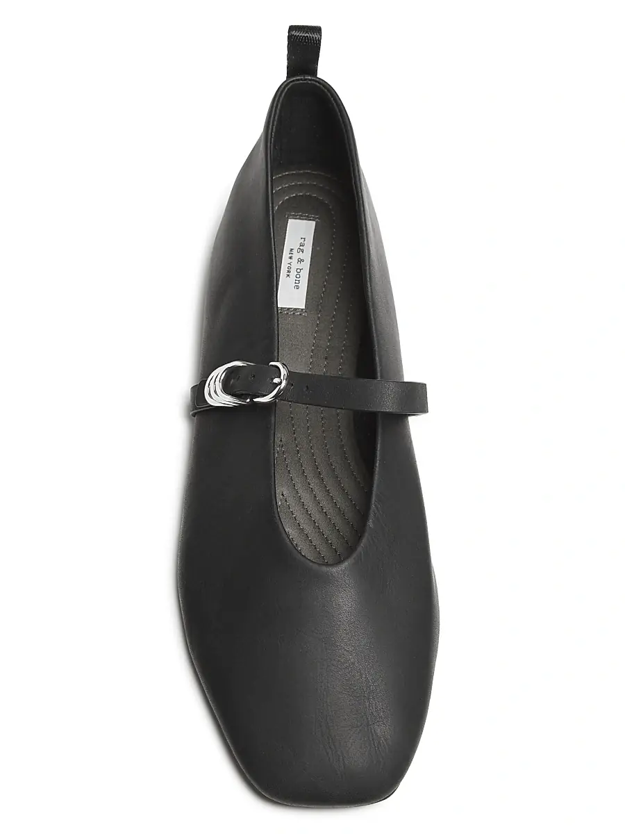 rag & bone Women's Spire Leather Mary Jane Flats | Thumbnail 4 rag & bone Women's Spire Leather Mary Jane Flats | Thumbnail 4