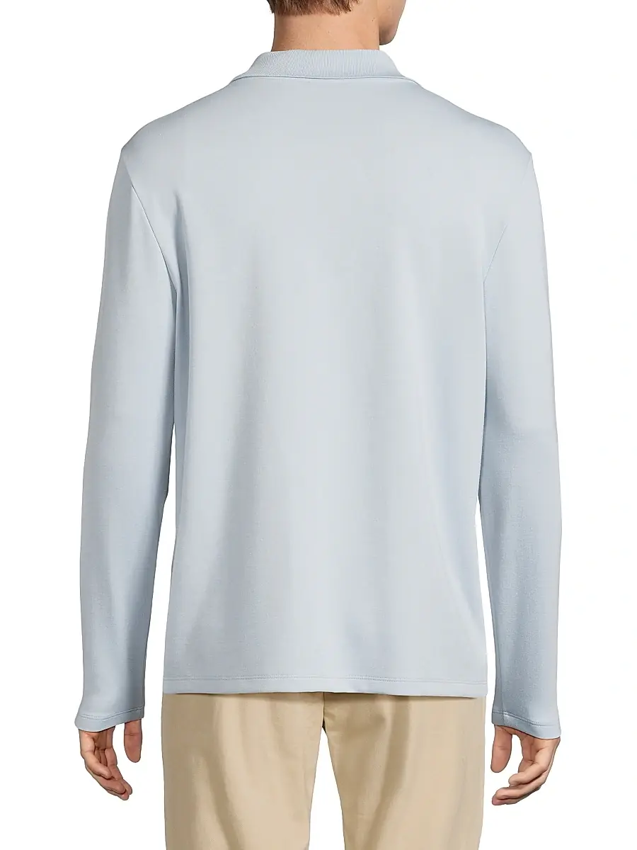 Vince Men's Milano Johnny Collar Shirt | Thumbnail 5 Vince Men's Milano Johnny Collar Shirt | Thumbnail 5