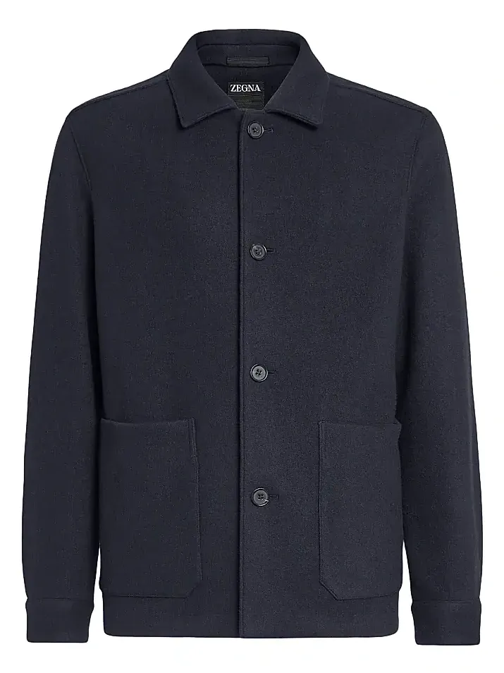 Zegna Men's Wool and Cashmere Alpe Chore Jacket