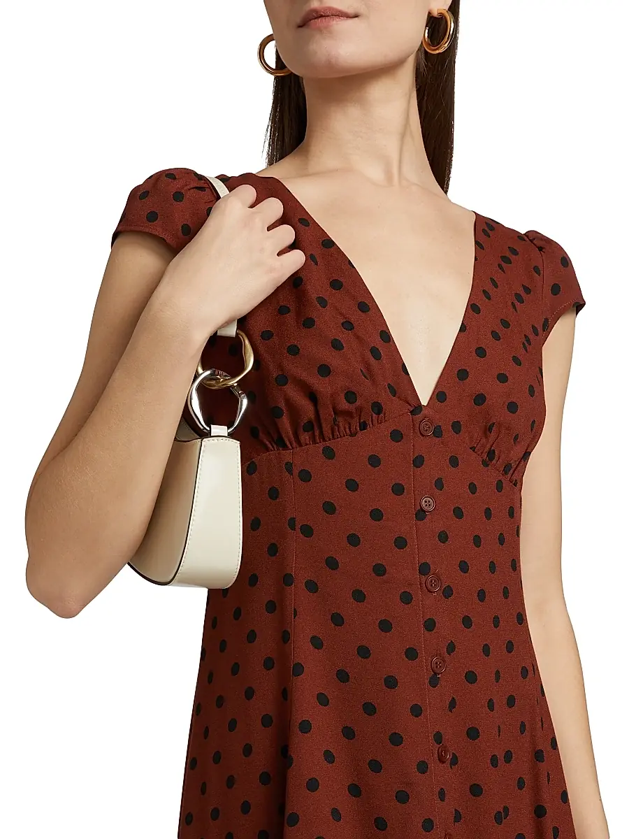 Reformation Women's Wilda Polka-Dot Dress | Thumbnail 6