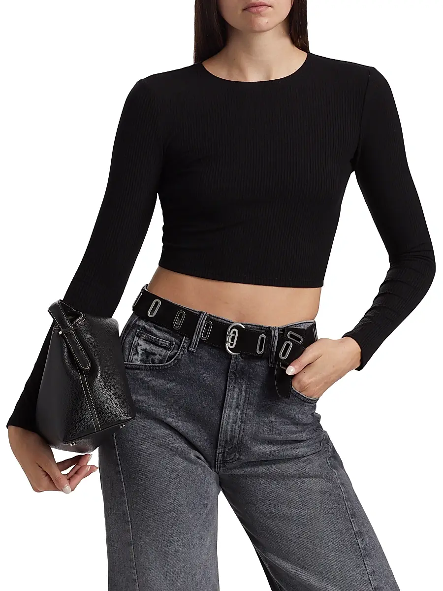 Reformation Women's Casey Open-Back Crop Top | Thumbnail 3 Reformation Women's Casey Open-Back Crop Top | Thumbnail 3