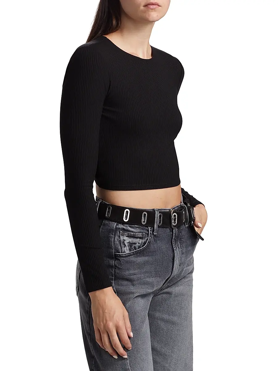 Reformation Women's Casey Open-Back Crop Top | Thumbnail 4 Reformation Women's Casey Open-Back Crop Top | Thumbnail 4