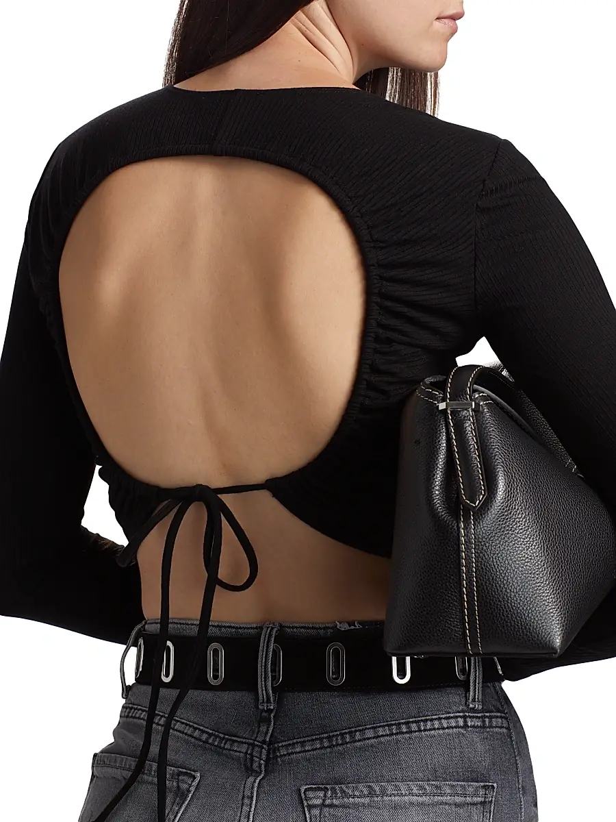 Reformation Women's Casey Open-Back Crop Top | Thumbnail 6 Reformation Women's Casey Open-Back Crop Top | Thumbnail 6