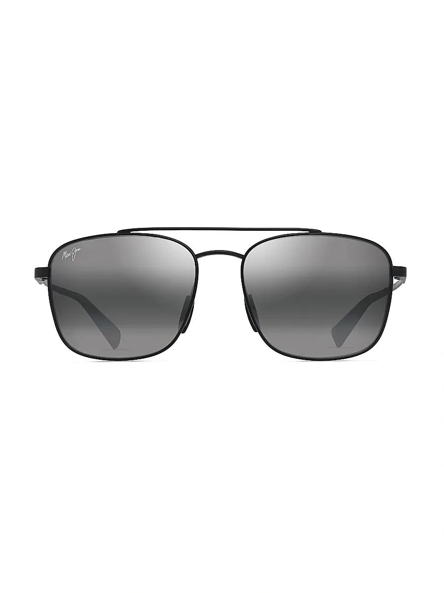 Maui Jim Men's Piwai AF 58MM Square Sunglasses | Thumbnail 2