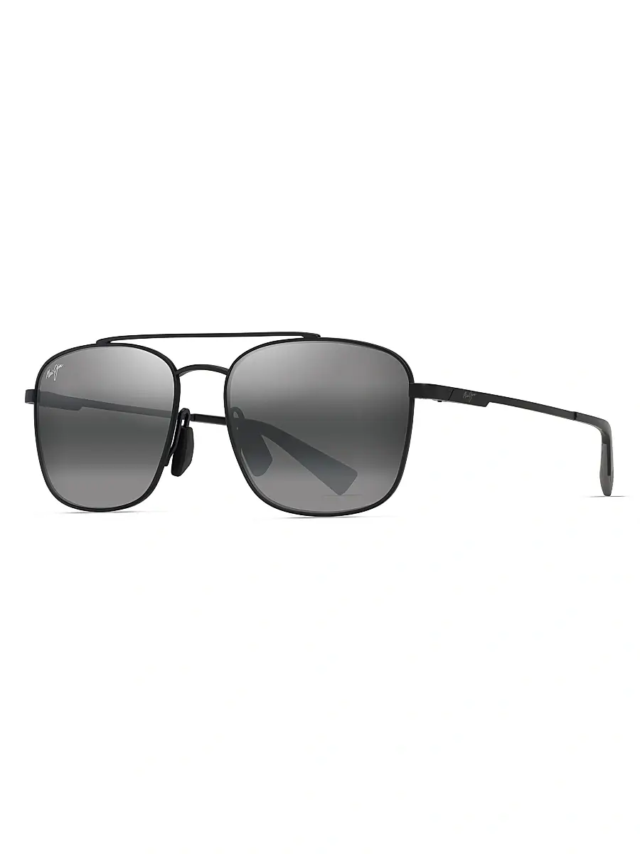 Maui Jim Men's Piwai AF 58MM Square Sunglasses | Thumbnail 3