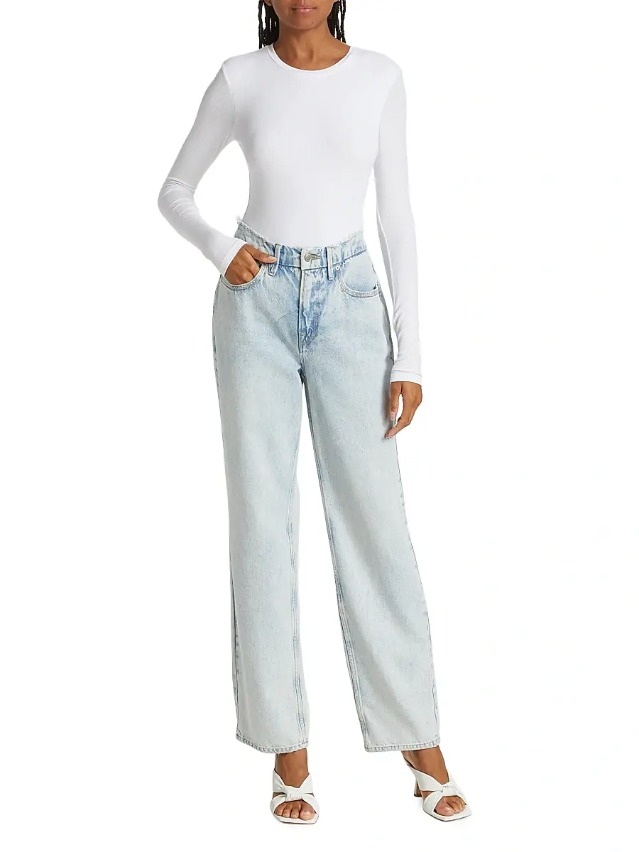 ATM Anthony Thomas Melillo Women's Long Sleeved Bodysuit | Thumbnail 2 ATM Anthony Thomas Melillo Women's Long Sleeved Bodysuit | Thumbnail 2