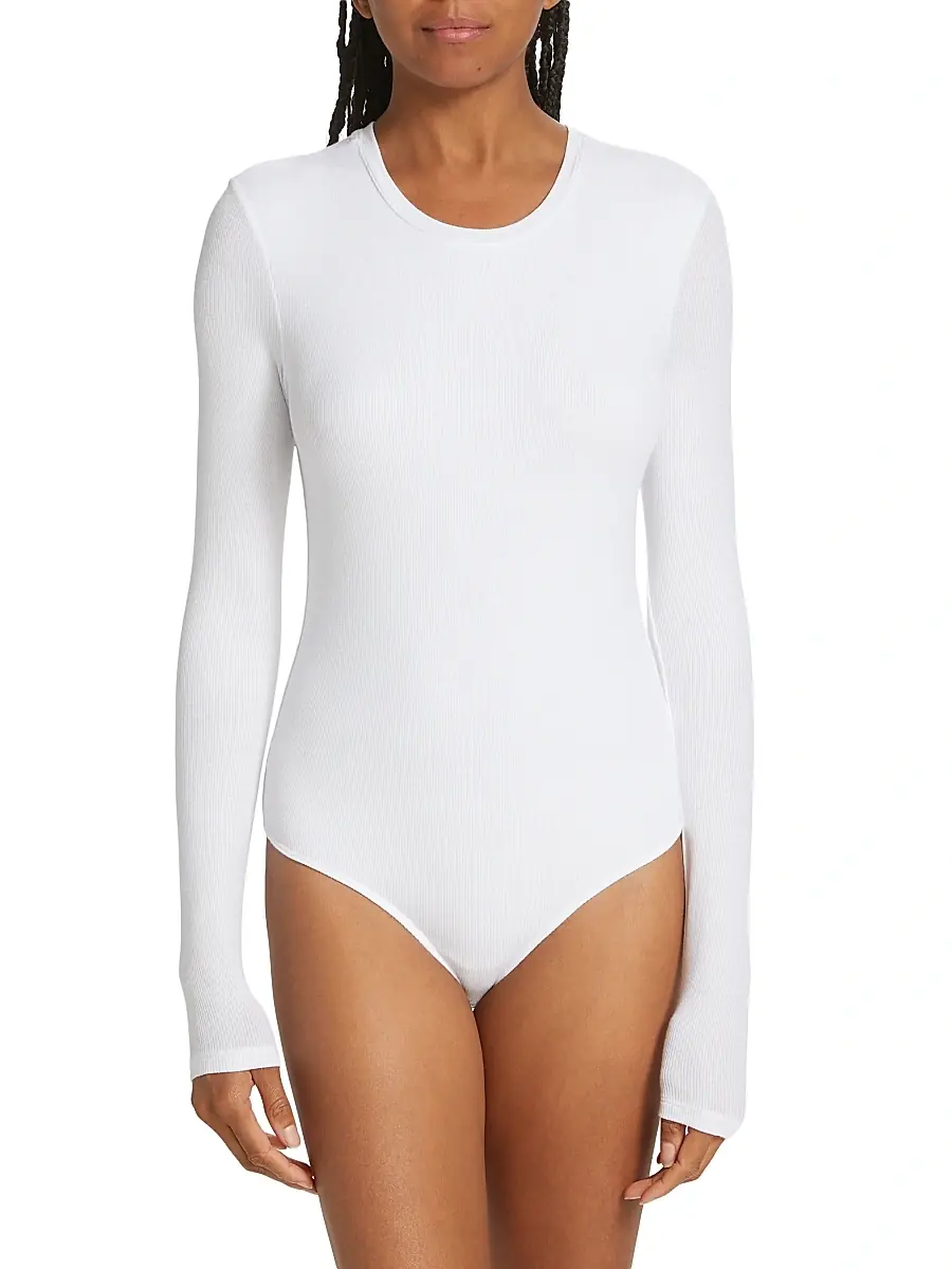 ATM Anthony Thomas Melillo Women's Long Sleeved Bodysuit | Thumbnail 6 ATM Anthony Thomas Melillo Women's Long Sleeved Bodysuit | Thumbnail 6