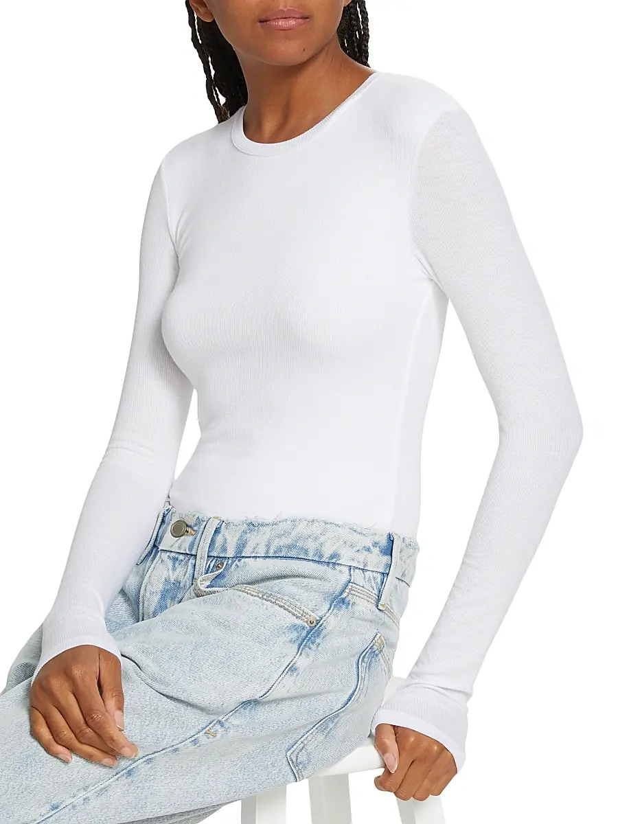 ATM Anthony Thomas Melillo Women's Long Sleeved Bodysuit | Thumbnail 7 ATM Anthony Thomas Melillo Women's Long Sleeved Bodysuit | Thumbnail 7