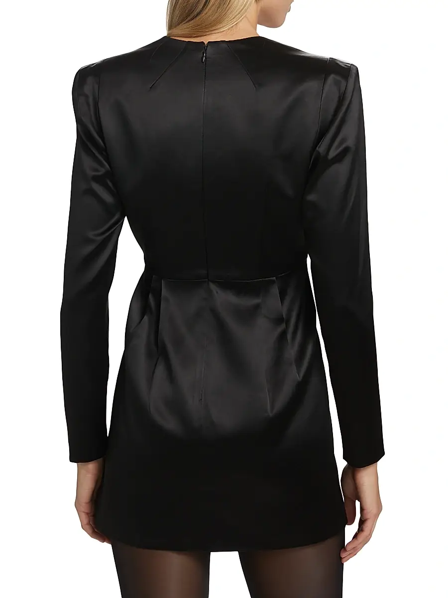 Ronny Kobo Women's Valentina Squareneck Minidress | Thumbnail 5